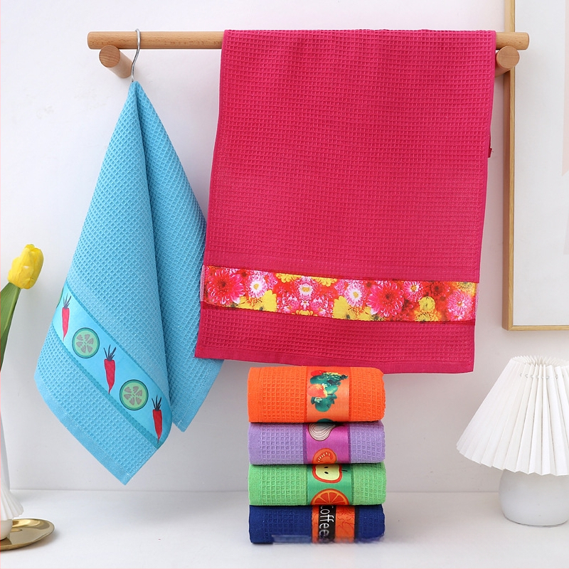 arbatos rankšluostis iš mišrios medžiagos, 53 g, vandens įgeriamumas 16–20S, su logotipo spauda