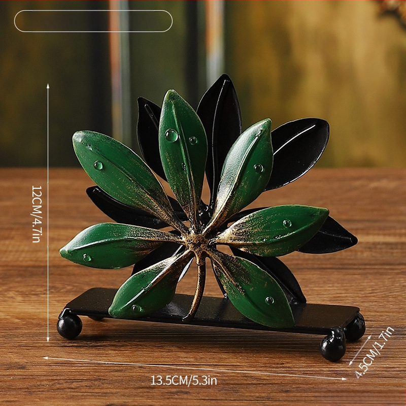 Θήκη χαρτοπετσετών - σε σχήμα φύλλου, σιδερένια, σκανδιναβικό στυλ, Master gu