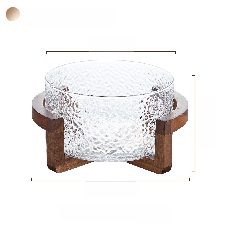 Плодова кошница с стъклена конструкция, марка Sparkling, опростен стил (стартиран през 2024 г., премиум качество)