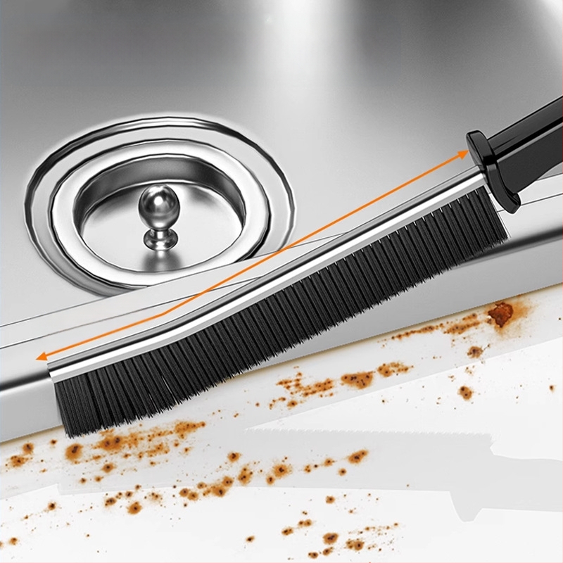 Lijie Σετ βουρτσών καθαρισμού - Μακριά λαβή για κουζίνα: βούρτσες για κούπες, σχισμές και εστία (Πλαστικό, λανσαρισμένο το Χειμώνα 2017)