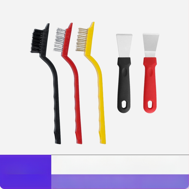 Lijie Σετ βουρτσών καθαρισμού - Μακριά λαβή για κουζίνα: βούρτσες για κούπες, σχισμές και εστία (Πλαστικό, λανσαρισμένο το Χειμώνα 2017)