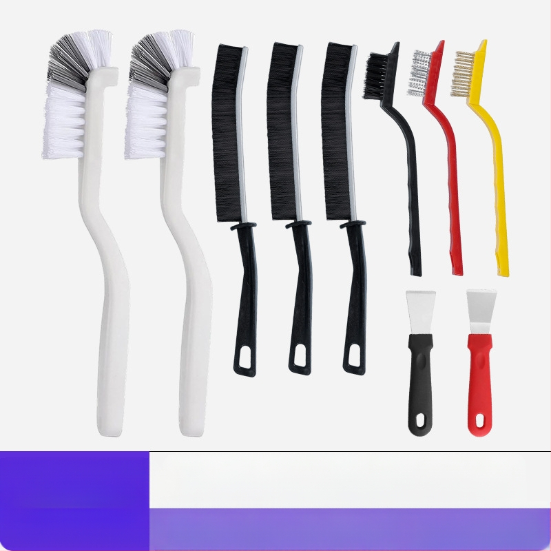 Lijie Σετ βουρτσών καθαρισμού - Μακριά λαβή για κουζίνα: βούρτσες για κούπες, σχισμές και εστία (Πλαστικό, λανσαρισμένο το Χειμώνα 2017)