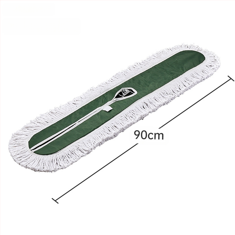 Por toló felmosó, pamut fej, rozsdamentes acél nyél, 145 cm hosszú nyél, 500–800 g tömeg