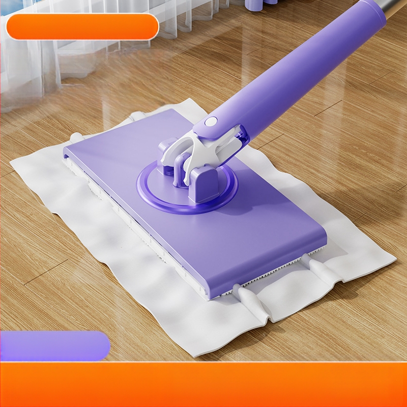 Lapos mop rozsdamentes acél rúddal, funkcionális mop, könnyű 300 g, terhelhetőség <10 kg, bevezetésre került 2024