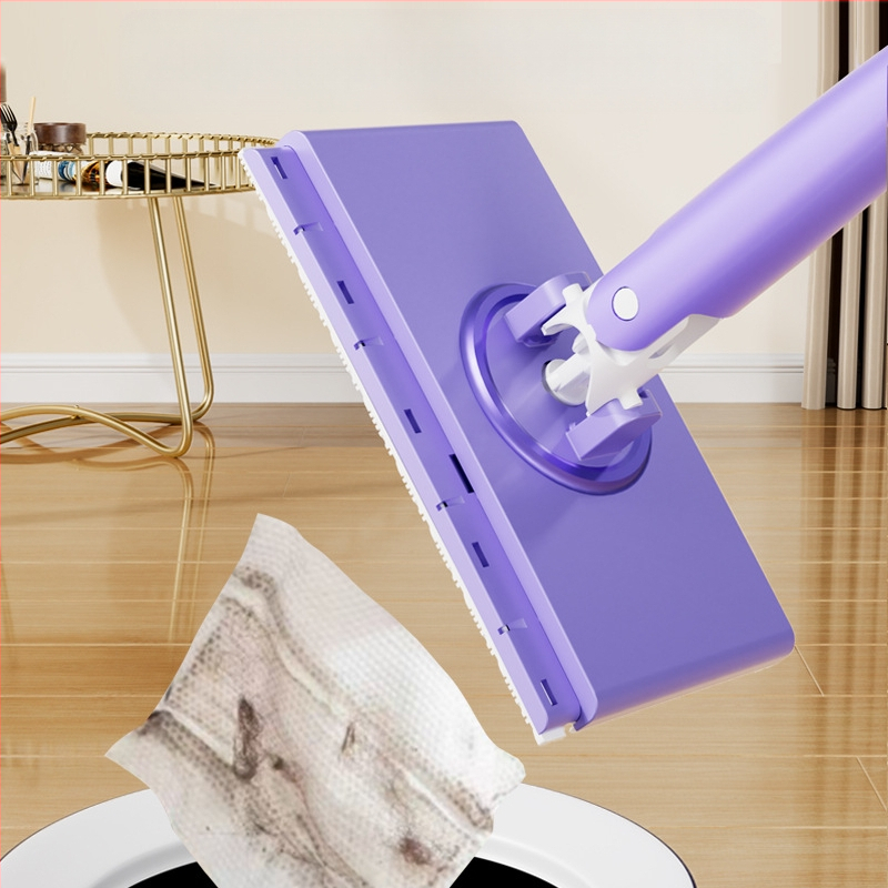 Lapos mop rozsdamentes acél rúddal, funkcionális mop, könnyű 300 g, terhelhetőség <10 kg, bevezetésre került 2024