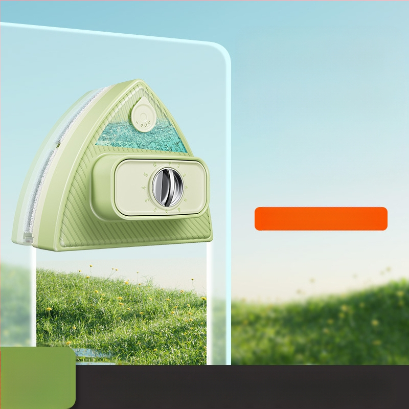 Двустранен магнитен почиствач за стъкла с воден резервоар, регулируем пластмасов корпус, за домашна употреба