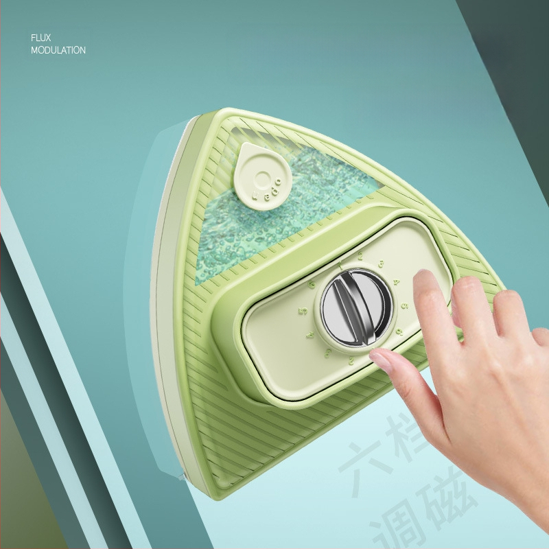 Двустранен магнитен почиствач за стъкла с воден резервоар, регулируем пластмасов корпус, за домашна употреба