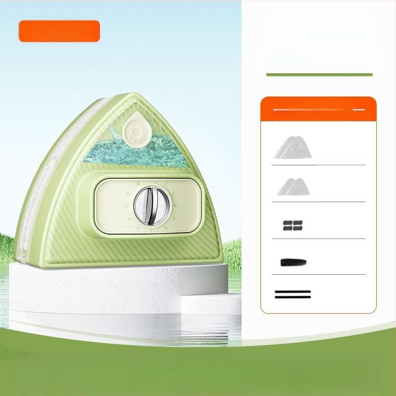 Двустранен магнитен почиствач за стъкла с воден резервоар, регулируем пластмасов корпус, за домашна употреба