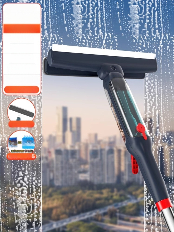 Ръчна скребка за стъклени прозорци със едностранна кърпа за автомобилно почистване