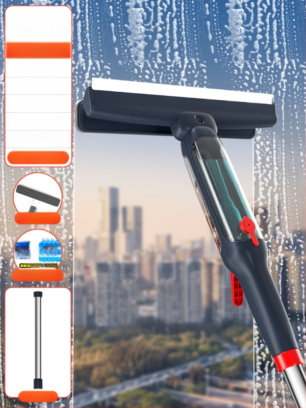 Ръчна скребка за стъклени прозорци със едностранна кърпа за автомобилно почистване