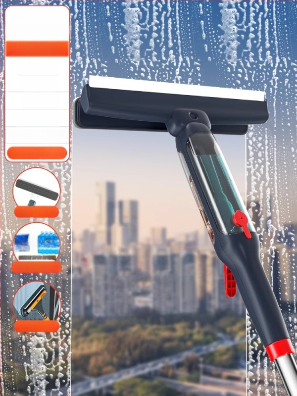 Ръчна скребка за стъклени прозорци със едностранна кърпа за автомобилно почистване