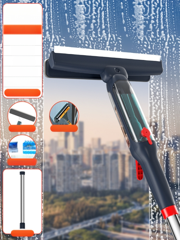Ръчна скребка за стъклени прозорци със едностранна кърпа за автомобилно почистване