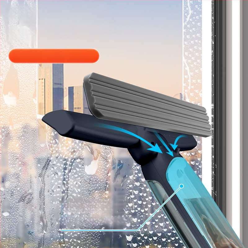 Ръчна скребка за стъклени прозорци със едностранна кърпа за автомобилно почистване