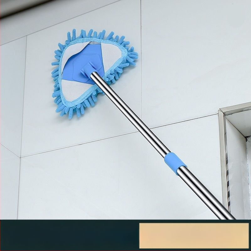 Trikampė chenille šluota — daugiafunkcinis valymas sienoms, grindims, plytelių ir luboms