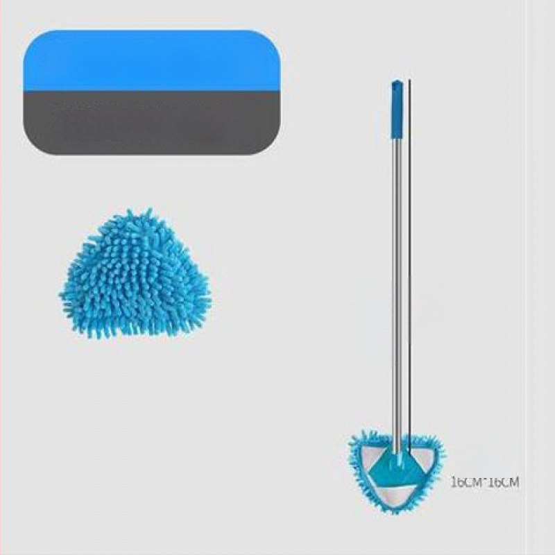 Trikampė chenille šluota — daugiafunkcinis valymas sienoms, grindims, plytelių ir luboms