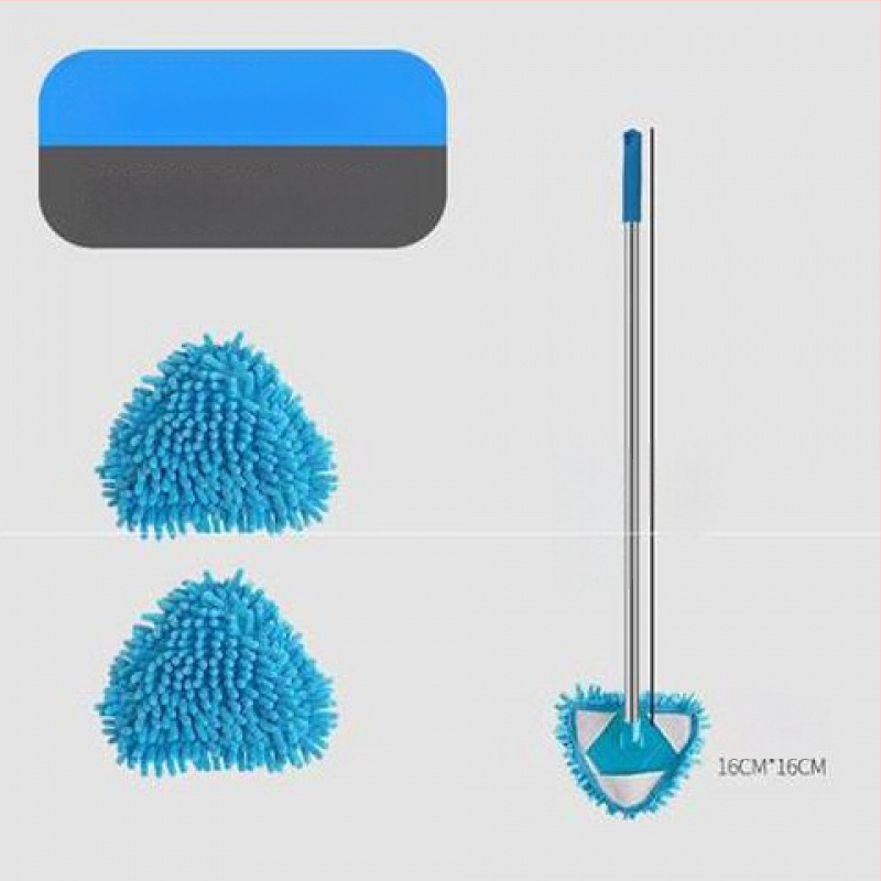 Trikampė chenille šluota — daugiafunkcinis valymas sienoms, grindims, plytelių ir luboms