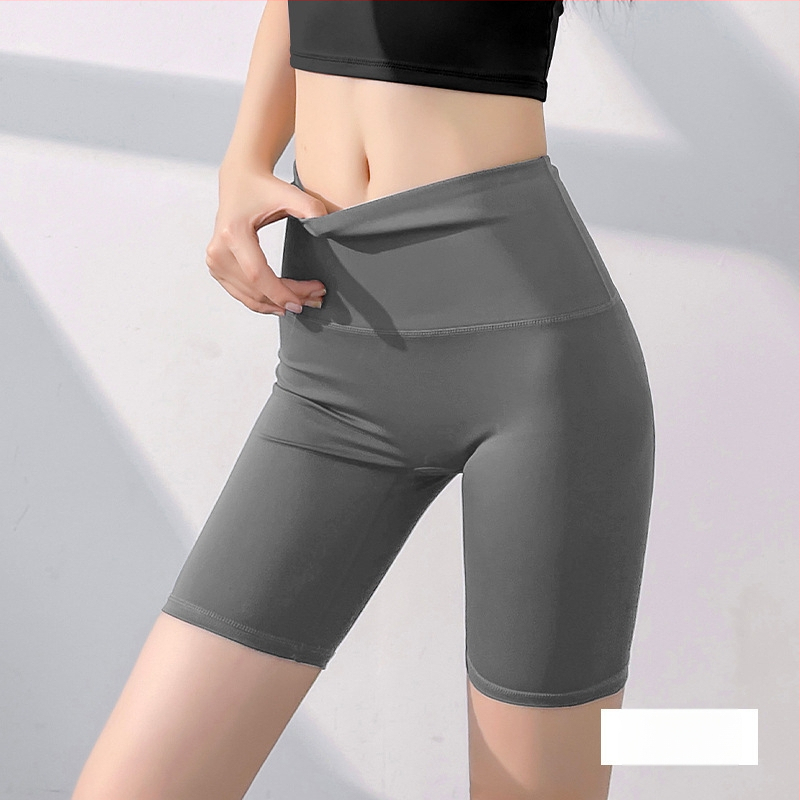 Σορτς γιόγκα υψηλής μέσης, χωρίς ραφές, γρήγορο στέγνωμα, μίγμα πολυεστέρα-ελαστάνης 82,5%/17,5%, κοντό μήκος, για γυναίκες