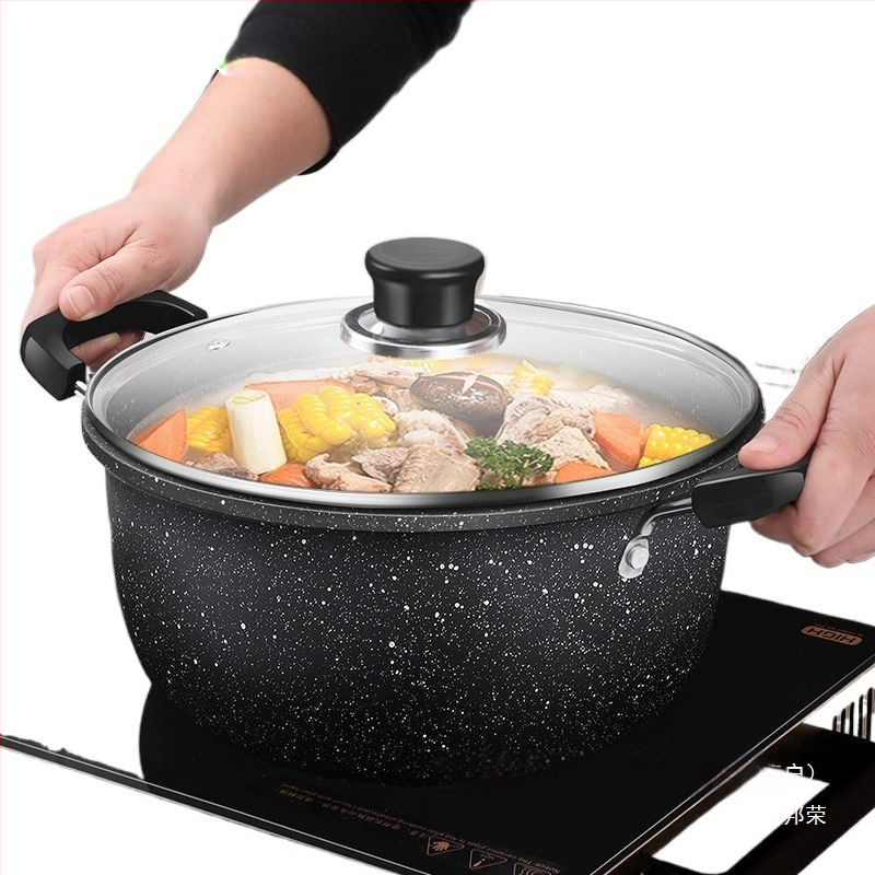 Maifanite тенджера за супа, ковано желязо, 2.1–3 л, комплексно дъно, подходяща за газова печка