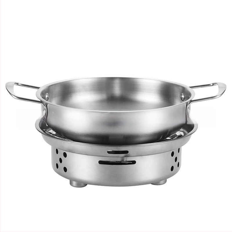 Korejiečių stiliaus nerūdijančio plieno makaronų sriubų puodas, namų naudojimui, neelektrinis, suderinamas su įprasta virykle