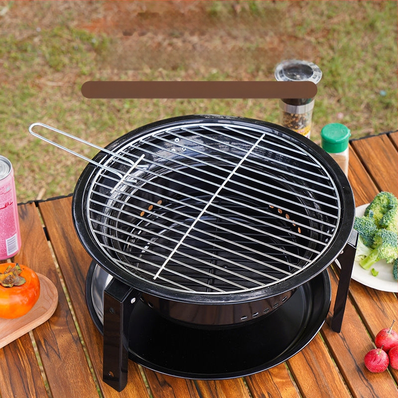 Nešiojama arkos formos kepsninė, sulankstomas kempt grilis su nerūdijančio plieno vielos rėmu, 2,5 kg