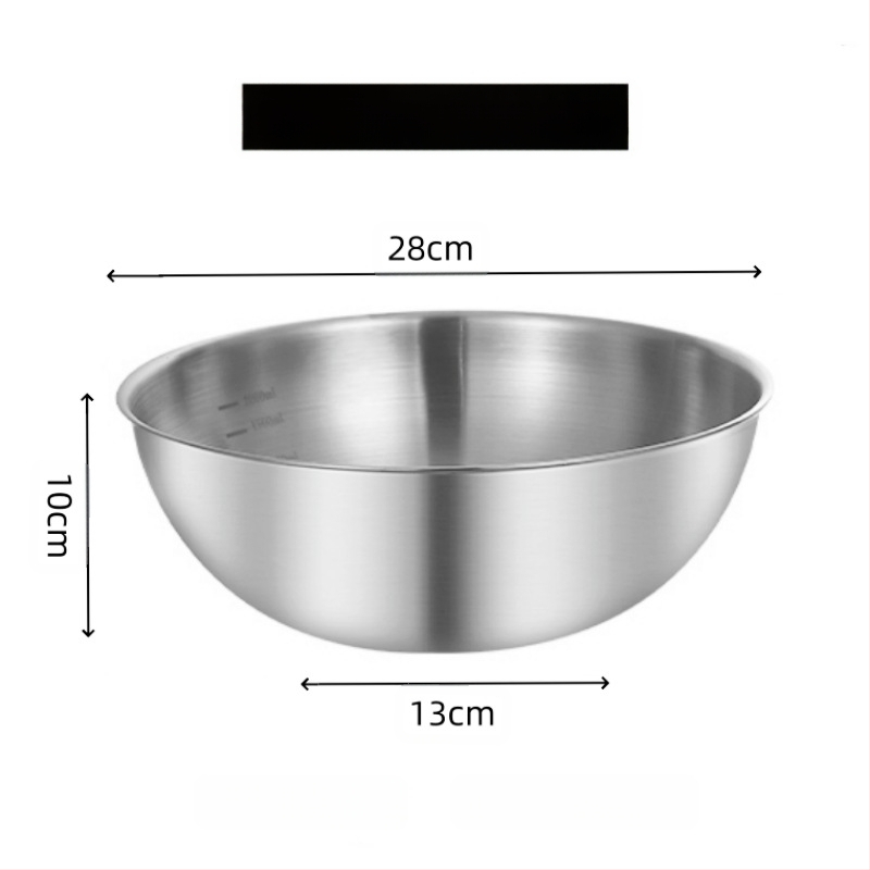 Salotų dubuo, netaisyklingos formos, 201 nerūdijančio plieno, šlifuoto paviršiaus, šiuolaikiškas paprastas dizainas