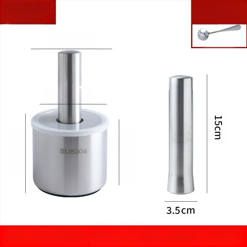 Χειροκίνητος πολτοποιητής σκόρδου – 304 ανοξείδωτο ατσάλι, μεταλλικό πολυλειτουργικό εργαλείο για σκόρδο