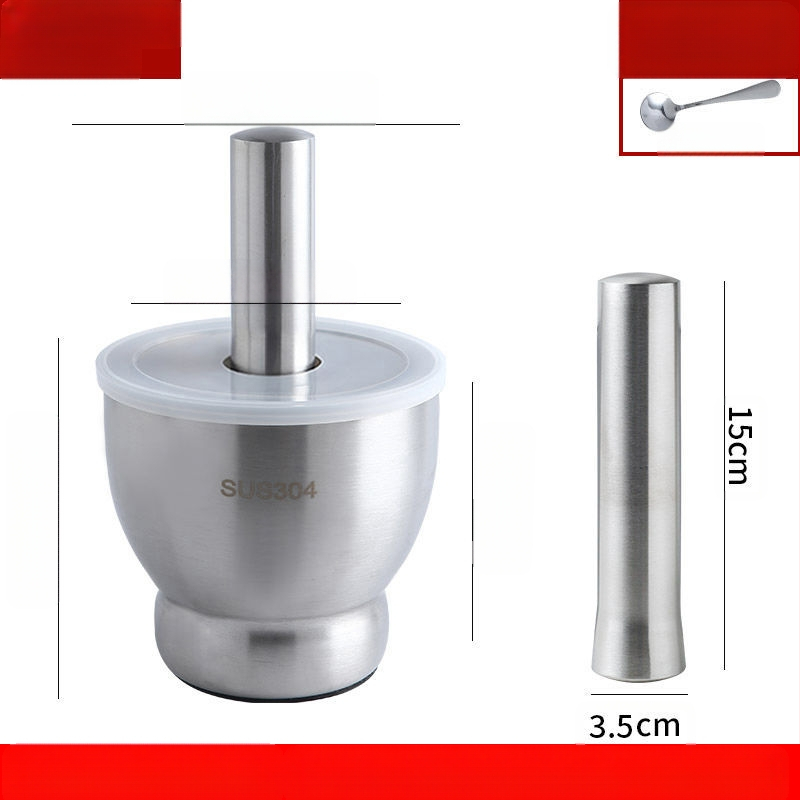 Χειροκίνητος πολτοποιητής σκόρδου – 304 ανοξείδωτο ατσάλι, μεταλλικό πολυλειτουργικό εργαλείο για σκόρδο