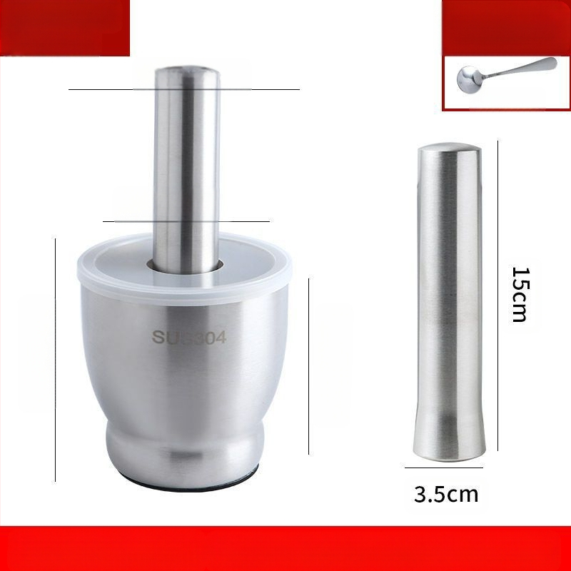 Χειροκίνητος πολτοποιητής σκόρδου – 304 ανοξείδωτο ατσάλι, μεταλλικό πολυλειτουργικό εργαλείο για σκόρδο