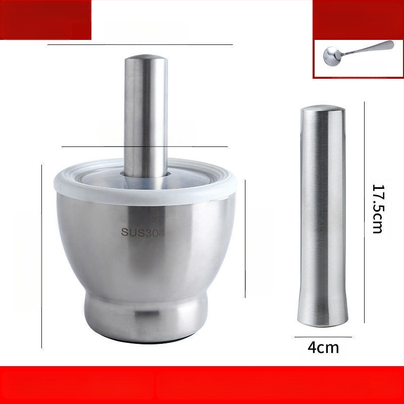 Χειροκίνητος πολτοποιητής σκόρδου – 304 ανοξείδωτο ατσάλι, μεταλλικό πολυλειτουργικό εργαλείο για σκόρδο