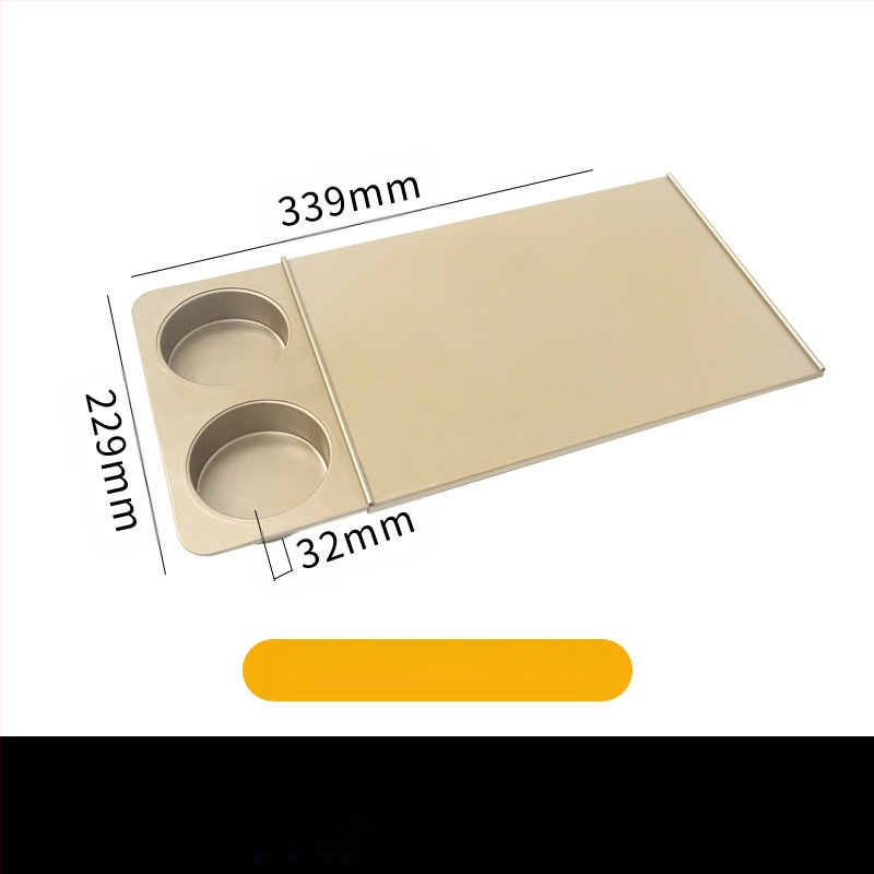 Šešių kamerų apvalus kepimo formos su dangteliu, skirtos anglų mufinams, japoniškiems raudųjų pupelių bandelėms, hamburgerio bandelėms ir duonai