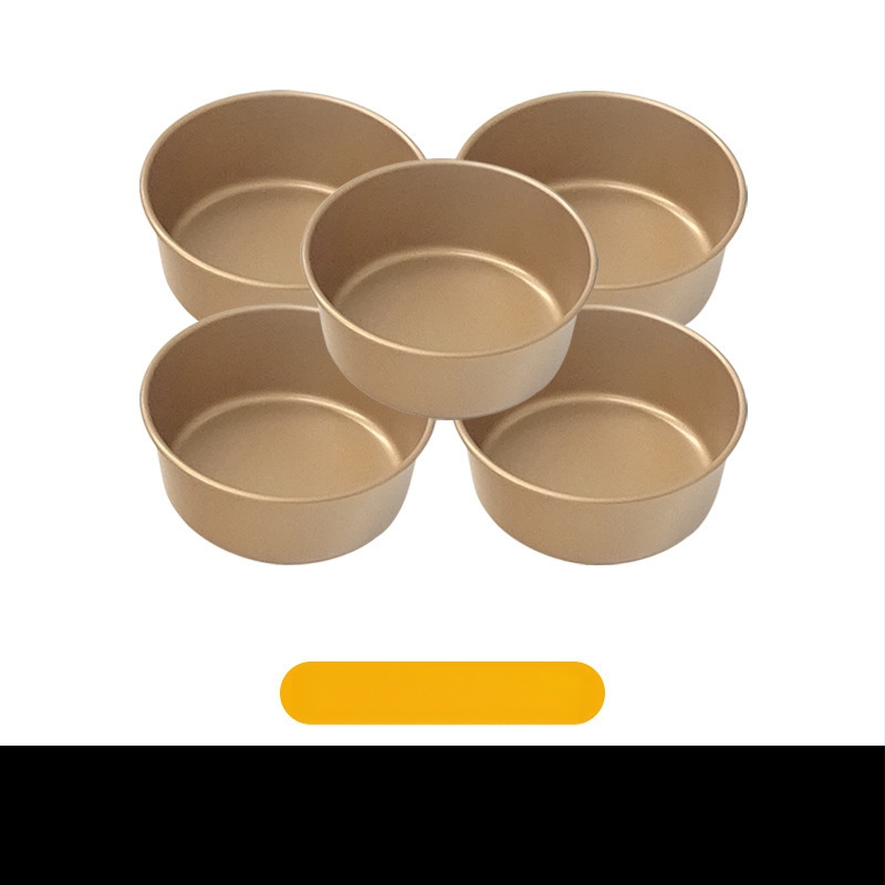 Šešių kamerų apvalus kepimo formos su dangteliu, skirtos anglų mufinams, japoniškiems raudųjų pupelių bandelėms, hamburgerio bandelėms ir duonai