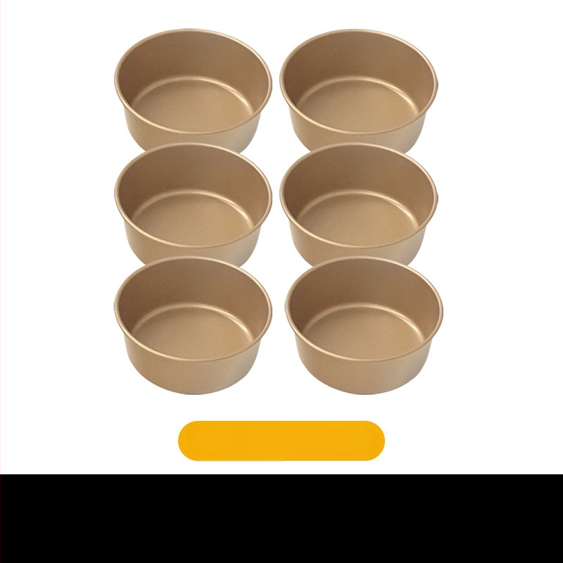 Šešių kamerų apvalus kepimo formos su dangteliu, skirtos anglų mufinams, japoniškiems raudųjų pupelių bandelėms, hamburgerio bandelėms ir duonai