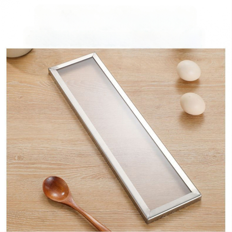 Stačiakampė tiramisu forma iš nerūdijančio plieno, su matavimo skale, atsiejama