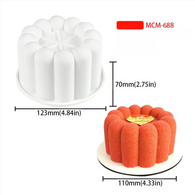 Silicone forma moussei ir šokoladui su 6 skyreliais ir įvairiomis formomis (žvaigždutės, Rubiko kubas, širdis); tinkama fondantui, rankų darbo muilams ir kvapiosioms žvakėms.