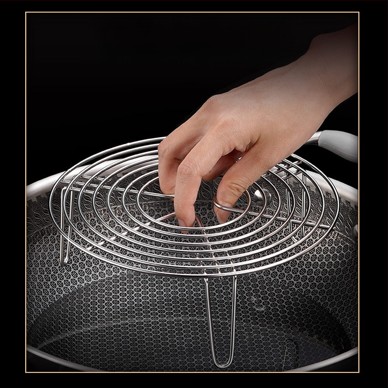 Τριγωνικό ράφι ατμού από ανοξείδωτο 304 – Πολυλειτουργική σχάρα ατμού για οικιακή και επαγγελματική χρήση