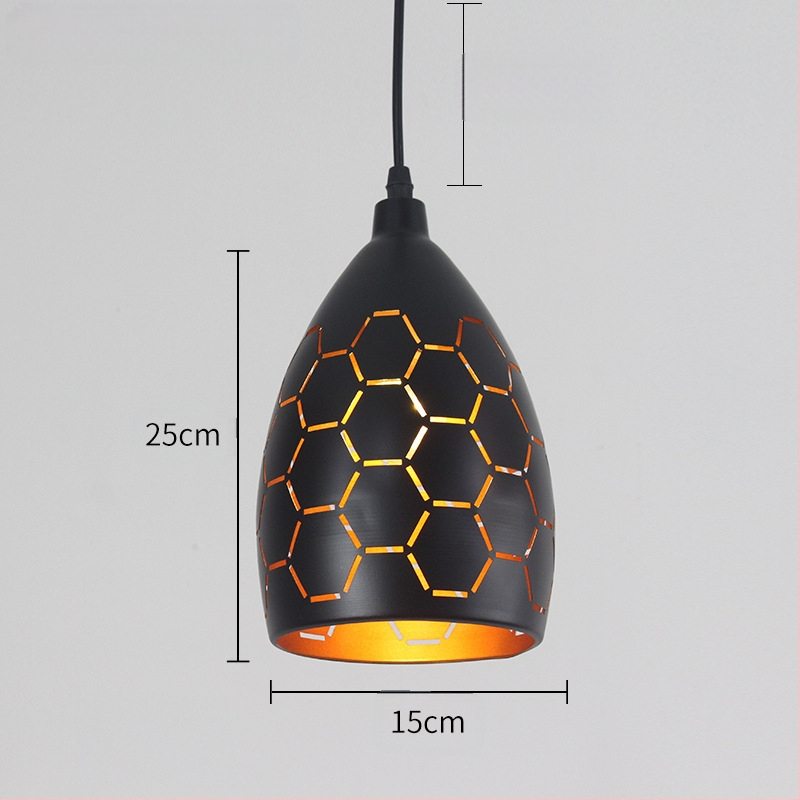 Σιδερένιος πολυέλαιος, ρετρό βιομηχανικό στυλ, LED φως, 220V, κάλυψη 10–15㎡