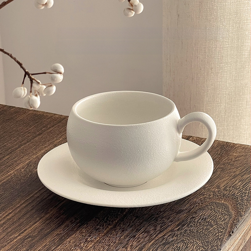 Kavos puodelis su retro akmens raštu, japoniško stiliaus, paprastas dizainas (japoniško stiliaus; paprastas dizainas; vienetinė pakuotė; pirmosios klasės kokybė)