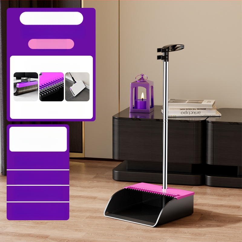 Šluotų ir dulkių rinkinys – Plastikas, 2025 leidimas, Svoris 800 g, Pakuotės kiekiai: 32 maišuose, 20 dėžėse, 34 didelėse partijose