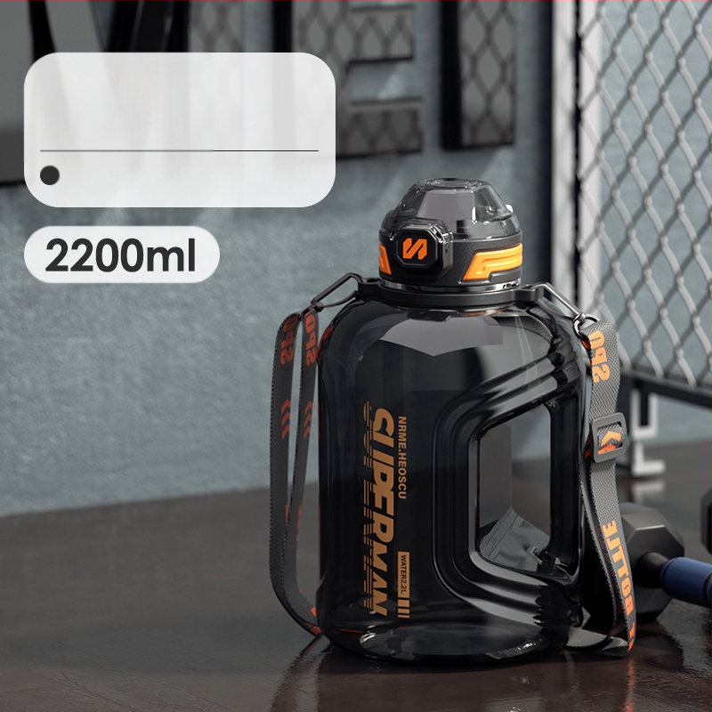 Sportinis vandens buteliukas su arbatos atskyrimu, atspari aukštoms temperatūroms, didelė talpa; Medžiaga: Plastikas; Prekės ženklas: Kita