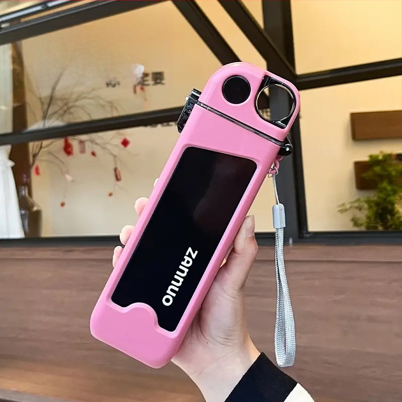 Sporto vandens butelis iš polipropileno, šilumos izoliacija 0–6 valandų, su nešiojimo virvele, tinka vaikams