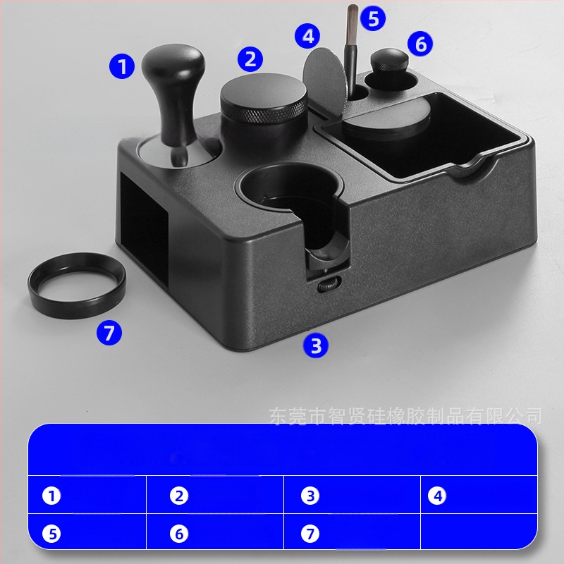 Espresso kavos priedai su ABS rankena – ZX prekės ženklas, šiuolaikinis minimalistinis stilius, lengvas prabangos ir retro nuotaikos derinys, įtraukti kavos priedai