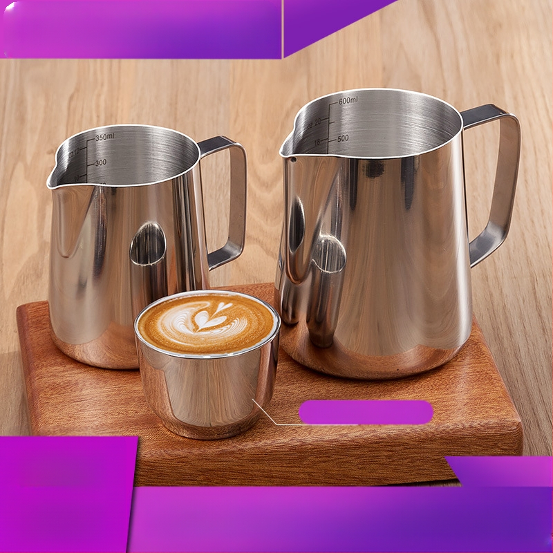 Latte art plakiklis iš nerūdijančio plieno, šiuolaikinis minimalistinis stilius, rankų darbo, tinkama barams, kavinei ir restoranams