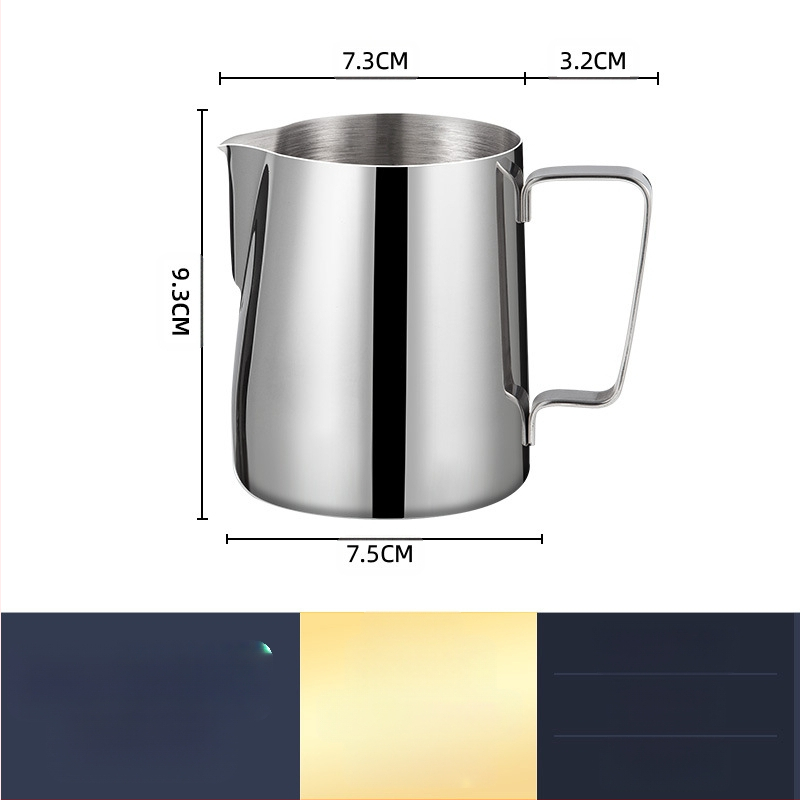 Latte art plakiklis iš nerūdijančio plieno, šiuolaikinis minimalistinis stilius, rankų darbo, tinkama barams, kavinei ir restoranams