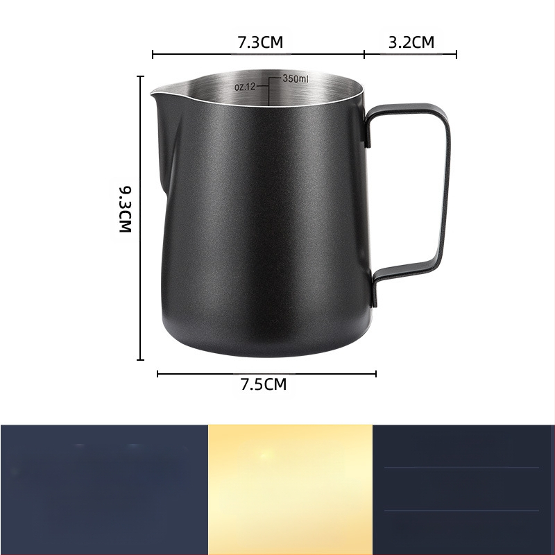 Latte art plakiklis iš nerūdijančio plieno, šiuolaikinis minimalistinis stilius, rankų darbo, tinkama barams, kavinei ir restoranams