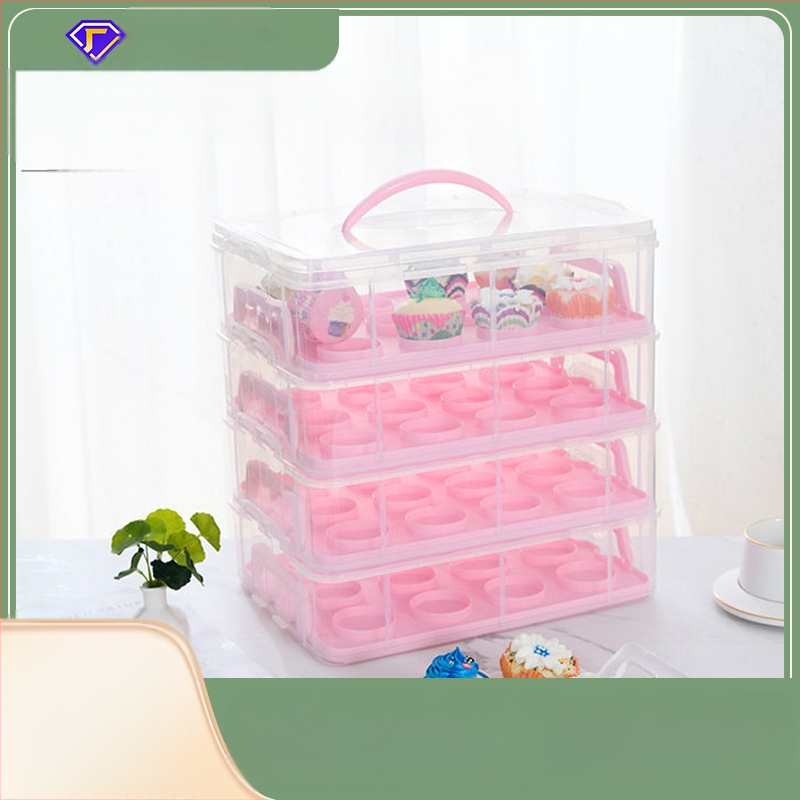 HP plastikinė tortų laikymo dėžė, daugkartinė, su spaustu logotipu, pritaikomas apdorojimas, licencijuota privatioji etiketė