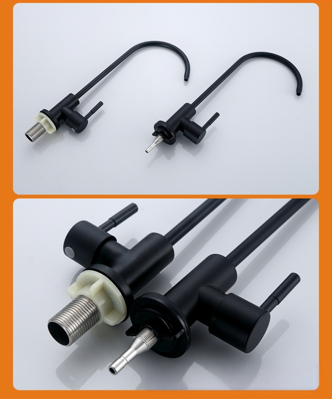 Nerūdijančio plieno virtuvės čiaupas su keraminiu vožtuvu, modelis 2P/4P, vertikalus diegimas, šlifuota paviršiaus, nominalus slėgis 0.9