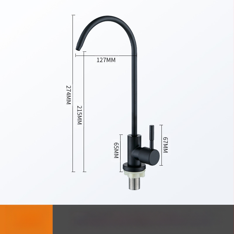Nerūdijančio plieno virtuvės čiaupas su keraminiu vožtuvu, modelis 2P/4P, vertikalus diegimas, šlifuota paviršiaus, nominalus slėgis 0.9