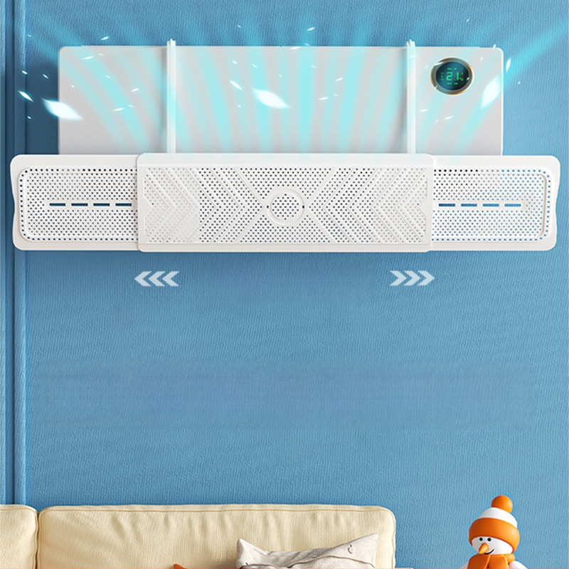 Αναδιπλούμενος διαχύτης αέρα για κλιματιστικό – τοποθέτηση στον τοίχο, εγκατάσταση χωρίς εργαλεία, προστασία από άμεση ροή αέρα