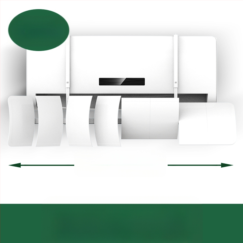 Deflector de aer pentru aer conditionat, montat pe perete, ABS, control universal al direcției curentului de aer, pentru dormitor