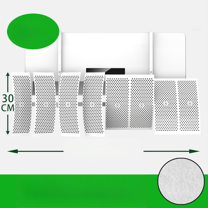 Deflector de aer pentru aer conditionat, montat pe perete, ABS, control universal al direcției curentului de aer, pentru dormitor